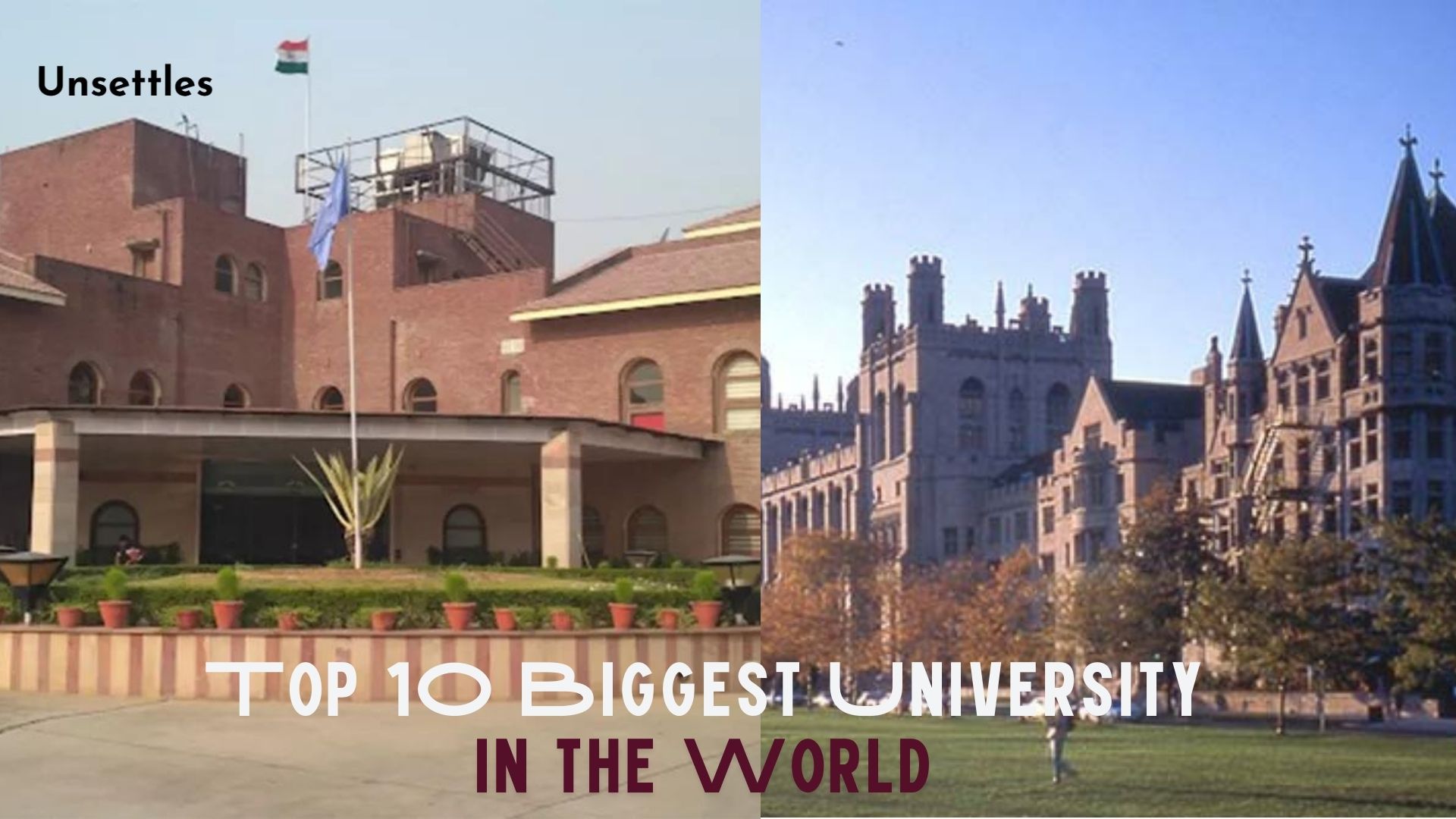 Top 10 Biggest University in the World